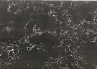 কালো Carrara কৃত্রিম কোয়ার্টজ পাথর তাপ প্রতিরোধের পরিষ্কার করা সহজ
