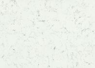 বাথরুম ভ্যানটিটোপের জন্য তাপ প্রতিরোধের হোয়াইট মার্বেল কোয়ার্টজ কাউন্টারটপস