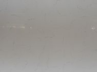 ইঞ্জিনিয়ারড ক্যারারা কোয়ার্টজ হোয়াইট বেইজ মার্বেল স্টাইলের কৃত্রিম স্টোন স্ল্যাবগুলি ভাল মানের