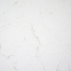 লিভিং রুম মেঝে টাইলস জন্য 7.5Mohs সাদা Carrara কোয়ার্টজ পাথর